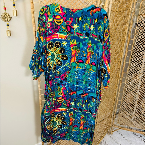 Beautiful Colorful Beach Kaftan Tunic - Picture 6 of 9